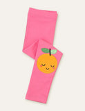 Apple Appliqu¨¦ Cute Leggings - CCMOM