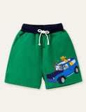 Appliqu¨¦ Embroidered Shorts - CCMOM