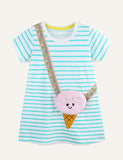 Children's Embroidered Patch Princess Dress