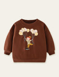 Balloon Girl Printed Sweatshirt - CCMOM