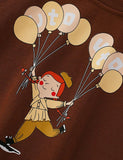 Balloon Girl Printed Sweatshirt - CCMOM