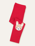 Bear Appliqu¨¦ Leggings - CCMOM