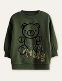 Bear Printed Sweatshirt - CCMOM