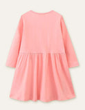 Bird Deer Garden Embroidered Dress - CCMOM