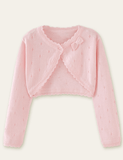 Bow Hollow out Sweater Cardigan - CCMOM