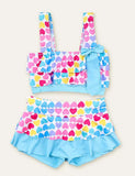 Bow Love Printed Swimsuit - CCMOM