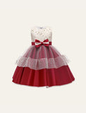 Bow Mesh Party Dress - CCMOM