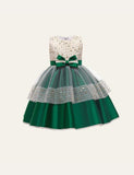 Bow Mesh Party Dress - CCMOM