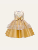 Bow Mesh Party Dress - CCMOM