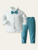 Bow Tie Striped Party Set - CCMOM