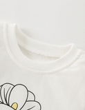 Bowknot Flower Printed Sweatshirt - CCMOM