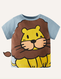 Boy's Printed Short-Sleeved T-shirt - CCMOM