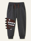 Boys' Cartoon Appliqu¨¦ Trousers - CCMOM