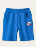 Bus Embroidered Shorts - CCMOM