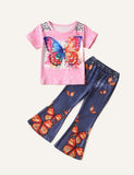 Butterfly Printing Suit