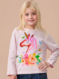 Girls' Long-Sleeved T-shirt