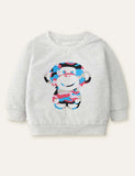 Camouflage Monkey Printed Sweatshirt - CCMOM