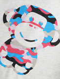Camouflage Monkey Printed Sweatshirt - CCMOM