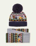 Car Knitting Woolen Hat+ Scarf Two-Piece Set - CCMOM