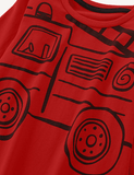 Car Printed Long-Sleeved T-shirt - CCMOM