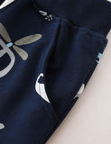 Cartoon Aircraft Printed Sweatpants - CCMOM