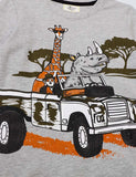 Cartoon Animal Printed Long Sleeve T-shirt - CCMOM