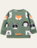 Cartoon Animal Printed Sweatshirt - CCMOM