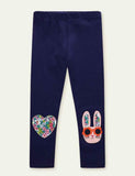 Cartoon Appliqu¨¦ Leggings