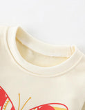 Cartoon Butterfly Printed Sweatshirt - CCMOM