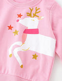 Cartoon Deer Printed Sweatshirt - CCMOM