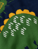 Cartoon Dinosaur Crocodile Pattern Sweater - CCMOM