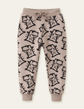 Cartoon Dinosaur Printed Sweatpants - CCMOM