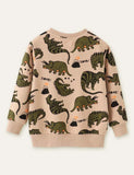 Cartoon Dinosaur Printed Sweatshirt - CCMOM