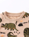 Cartoon Dinosaur Printed Sweatshirt - CCMOM