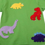 Cartoon Dinosaur Short Sleeve T-shirt - CCMOM