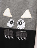 Cartoon Embroidered Cotton Trousers - CCMOM
