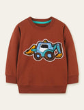 Cartoon Excavator Sweatshirt - CCMOM