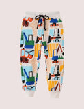 Cartoon Full Printed Excavator Pants - CCMOM
