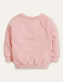 Cartoon Koala Appliqu¨¦ Long Sleeve Sweatshirt - CCMOM