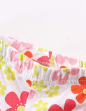 Cartoon Monkey Embroidered Flower T-shirt Set - CCMOM