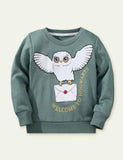 Cartoon print sweatshirt - CCMOM