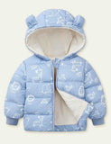 Cartoon Printed down Cotton-Padded Jacket - CCMOM