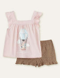Cartoon Printed Sleeveless Set - CCMOM