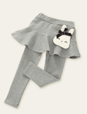 Cartoon Rabbit Decorative Leggings - CCMOM