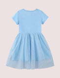 Cartoon Unicorn Mesh Dress - CCMOM