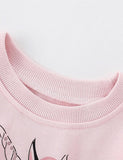Cartoon Unicorn Print Sweatshirt - CCMOM