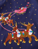 Christmas Santa Appliqu¨¦ Dress - CCMOM
