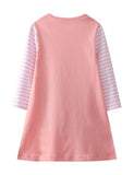 Christmas Tree Appliqu¨¦ Long Sleeve Dress - CCMOM