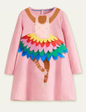 Clearance - Ballerina Big Appliqu¨¦ Dress
