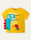 Crocodile Patch Short Sleeve T-shirt - CCMOM